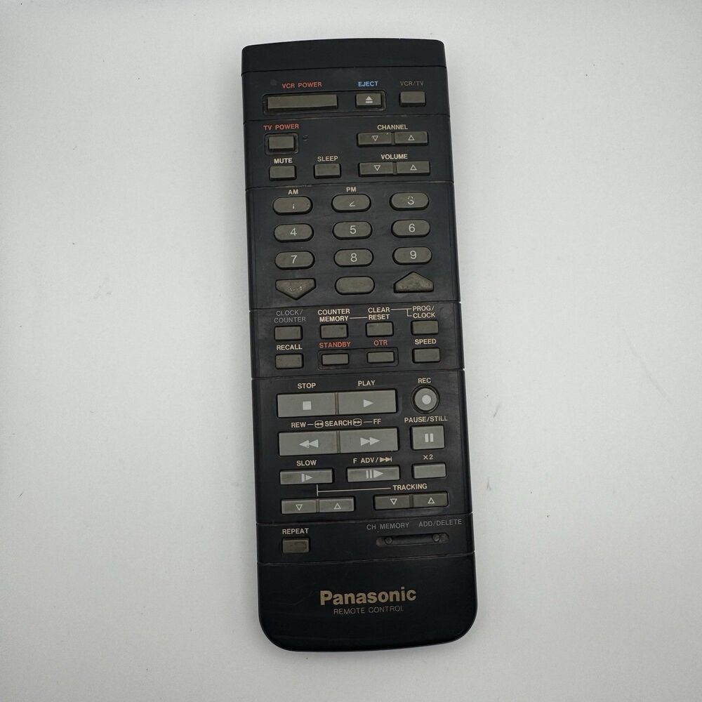 Panasonic VSQS0727 TV/VCR Combo Remote Control PV-M1323 Genuine UNTESTED